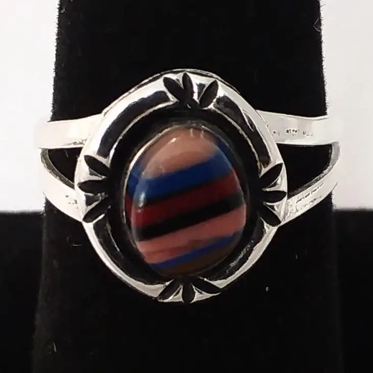 Women's Great Spirit Semiprecious Stone Inlaid Rings - Image 11