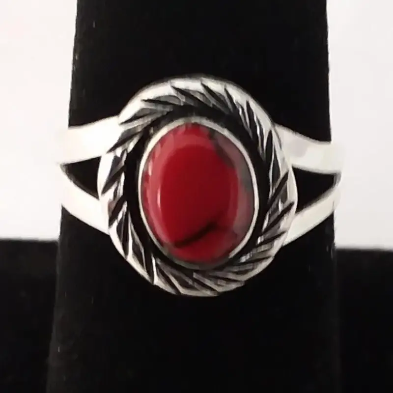 Women's Great Spirit Semiprecious Stone Inlaid Rings - Image 6