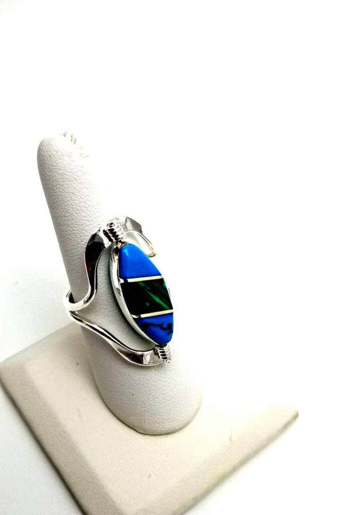 Flip Large Semi-Precious Stone Inlaid Rings | Costello International