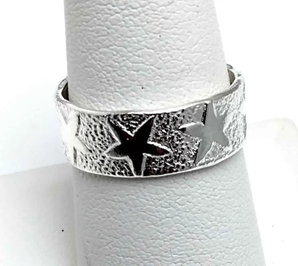 Aztec Unisex Silver Band Rings