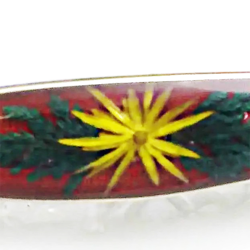 Wildflower Terrarium Hair Clip Barrettes Size Medium - Image 2