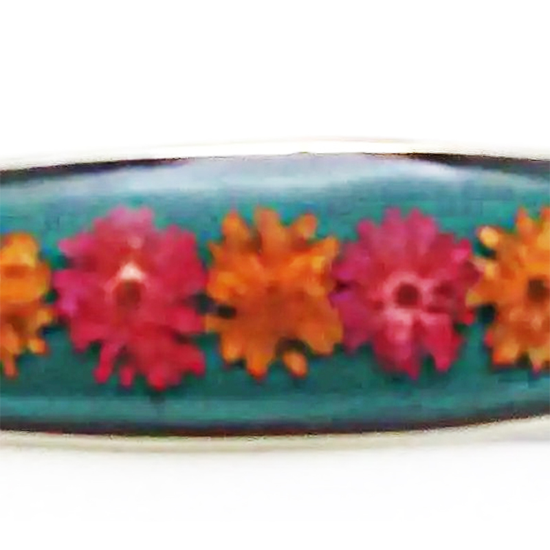 Wildflower Terrarium Hair Clip Barrettes Size Medium - Image 6