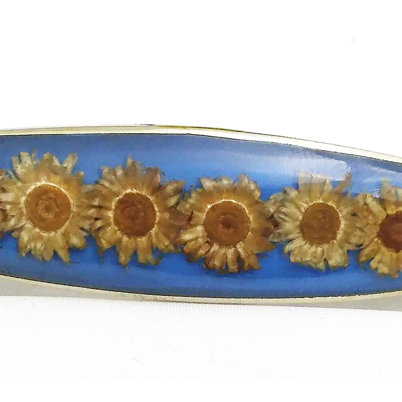 Wildflower Terrarium Hair Clip Barrettes Size Medium - Image 7