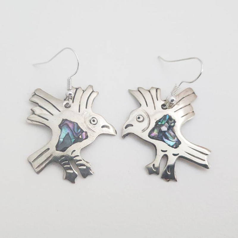 Widest Variety of Mexican Mosaic Inlaid Handcrafted Earrings - Image 55