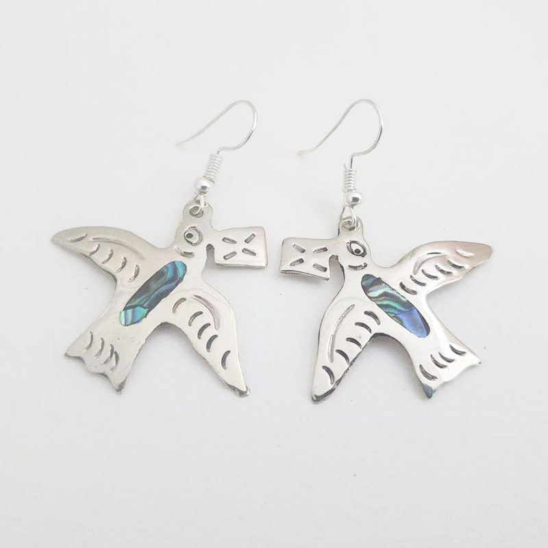 Widest Variety of Mexican Mosaic Inlaid Handcrafted Earrings - Image 50