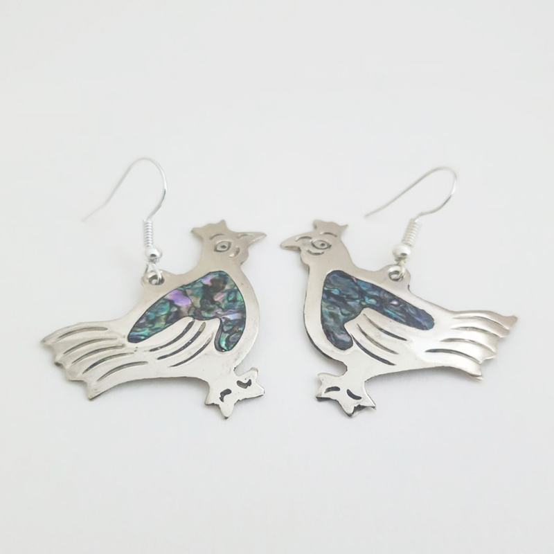 Widest Variety of Mexican Mosaic Inlaid Handcrafted Earrings - Image 38