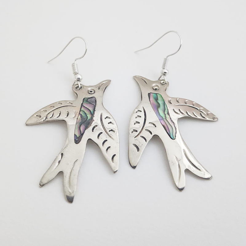 Widest Variety of Mexican Mosaic Inlaid Handcrafted Earrings - Image 43