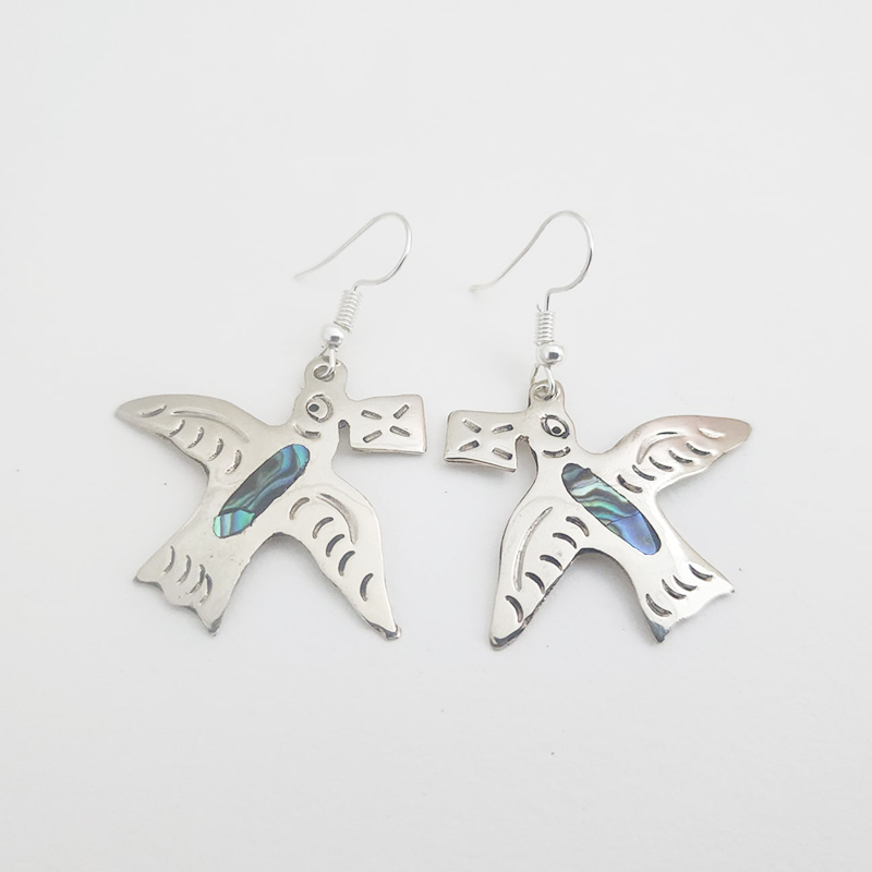 Widest Variety of Mexican Mosaic Inlaid Handcrafted Earrings - Image 61