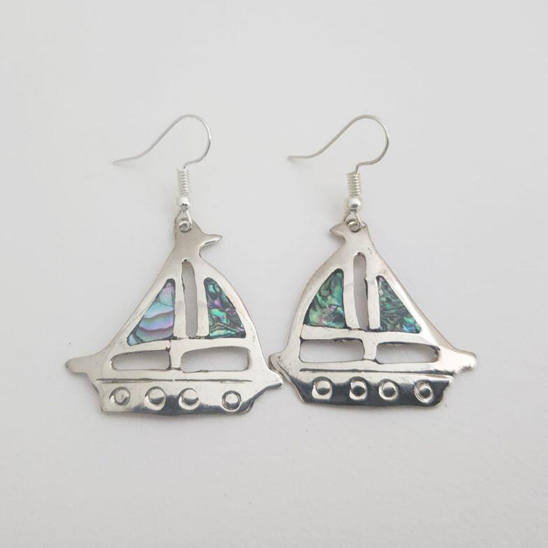 Widest Variety of Mexican Mosaic Inlaid Handcrafted Earrings - Image 71