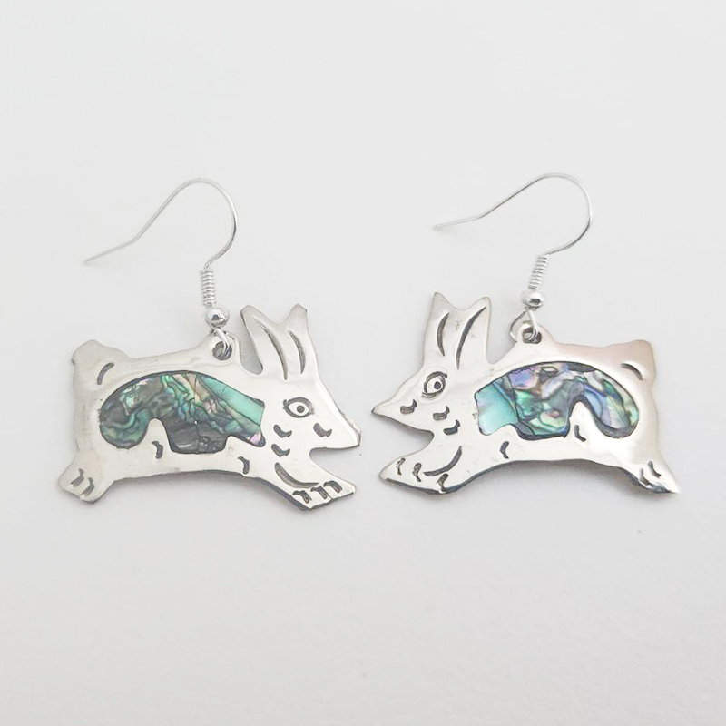 Widest Variety of Mexican Mosaic Inlaid Handcrafted Earrings - Image 29