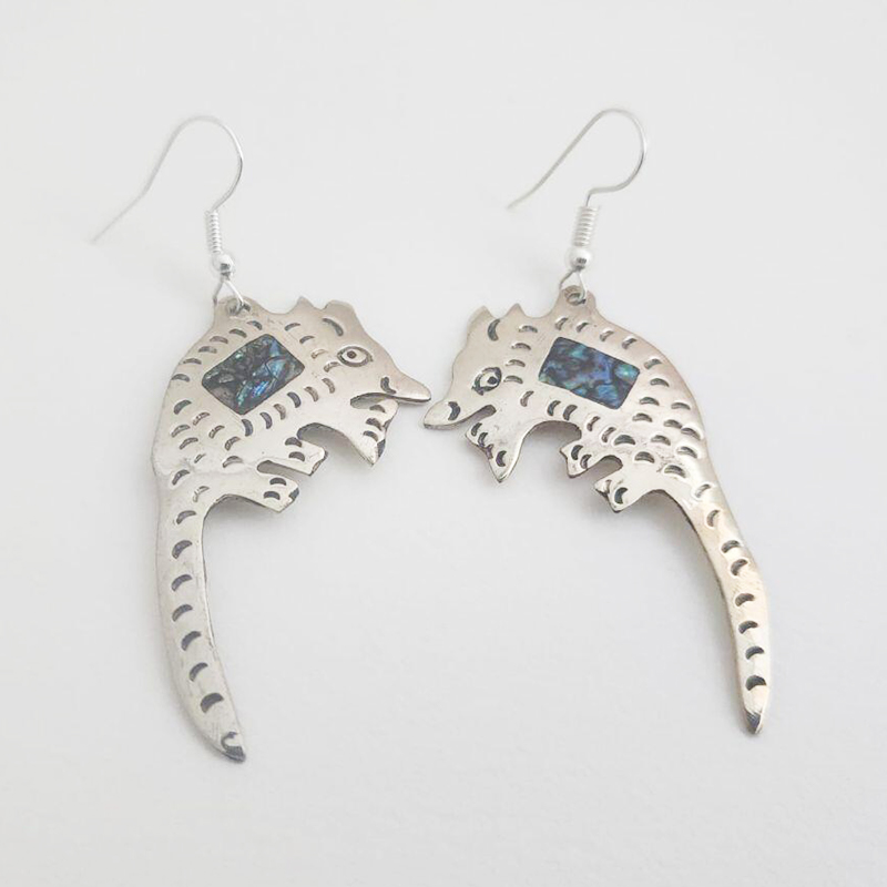 Widest Variety of Mexican Mosaic Inlaid Handcrafted Earrings - Image 7