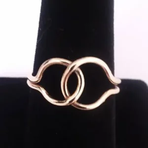 Eternal Bond Golden Bronze Symbol Ring