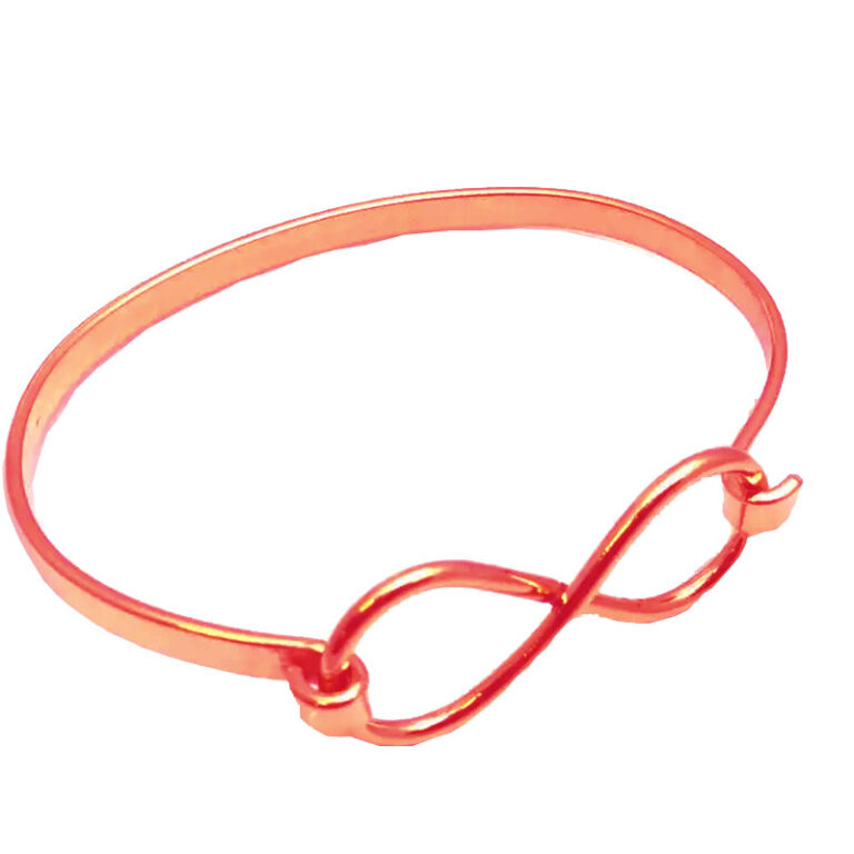 Infinity Petit Latch Healing Copper Bracelet