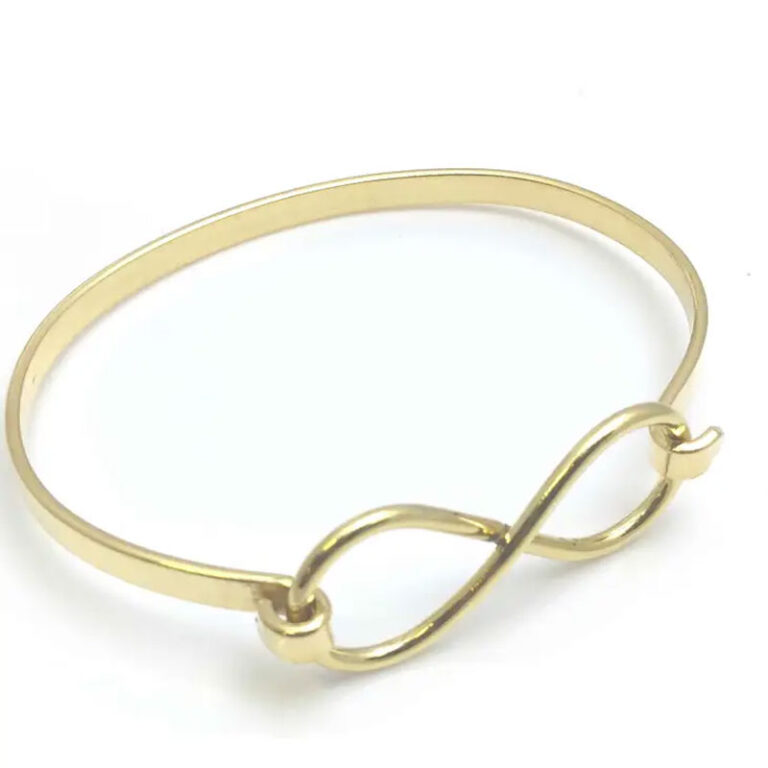 Infinity Petit Latch Golden Bronze Bracelet