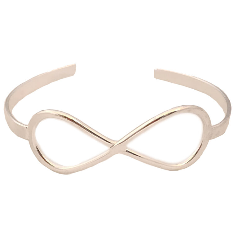 Infinity Silver Adjustable Bracelet