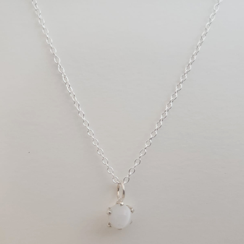 .925 Taxco Sterling Silver Semi-Precious Pendant & 18" Chain - Image 9