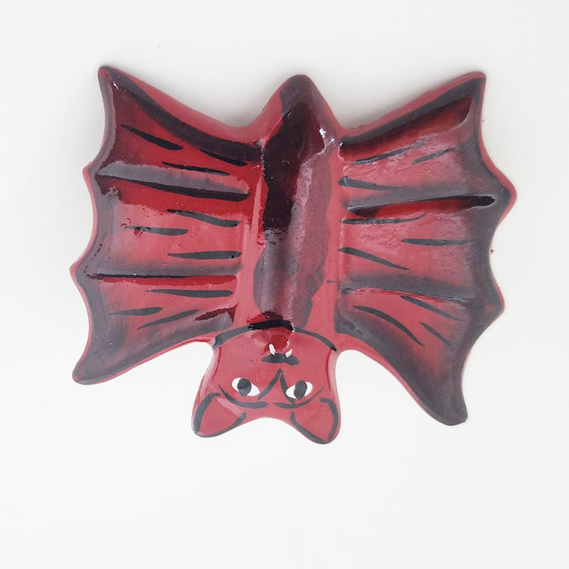 Bat Art Magnet by Native American Artisan Magdalena - Image 5