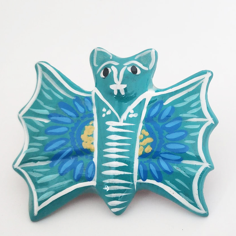 Bat Art Magnet by Native American Artisan Magdalena - Image 6