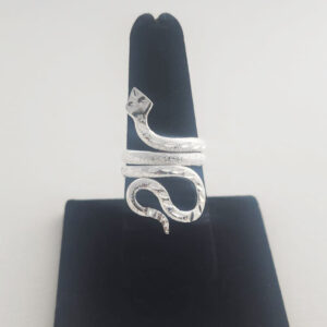 Diamondback Rattlesnake Silver Rings