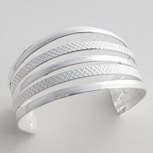 Aztec Silver Adjustable Bracelets