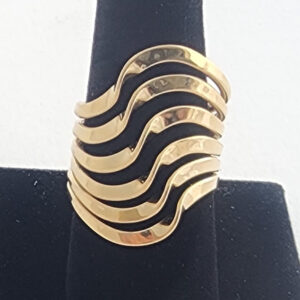 Tsunami Golden Bronze Ring