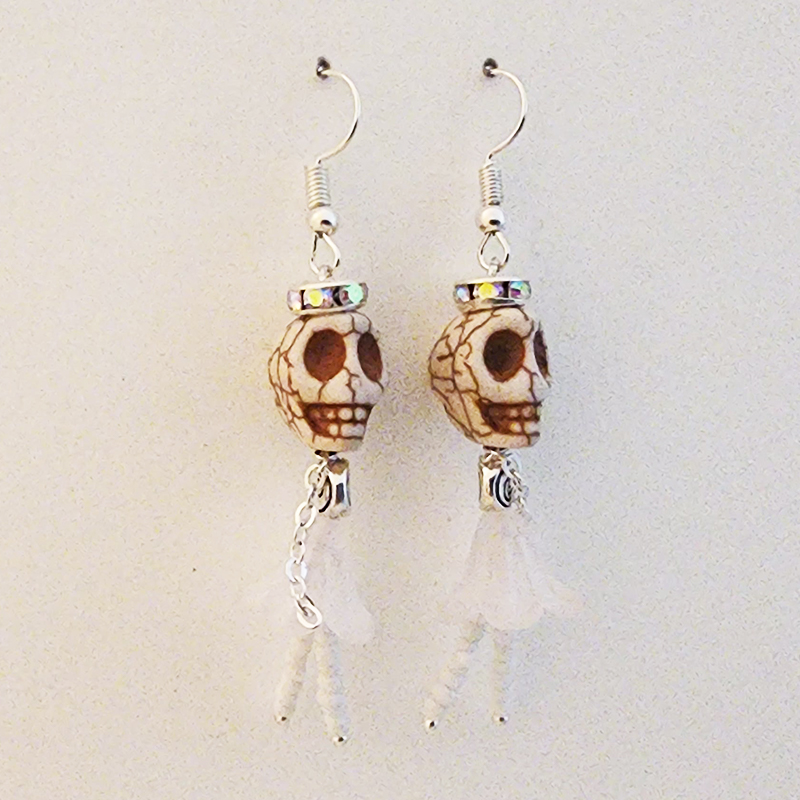 Day Of the Dead Ballerina Earrings - Image 11