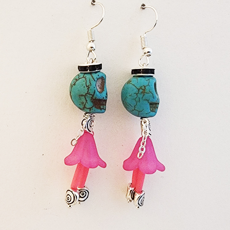 Day Of the Dead Ballerina Earrings - Image 13