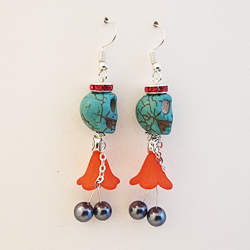 Day Of the Dead Ballerina Earrings - Image 14