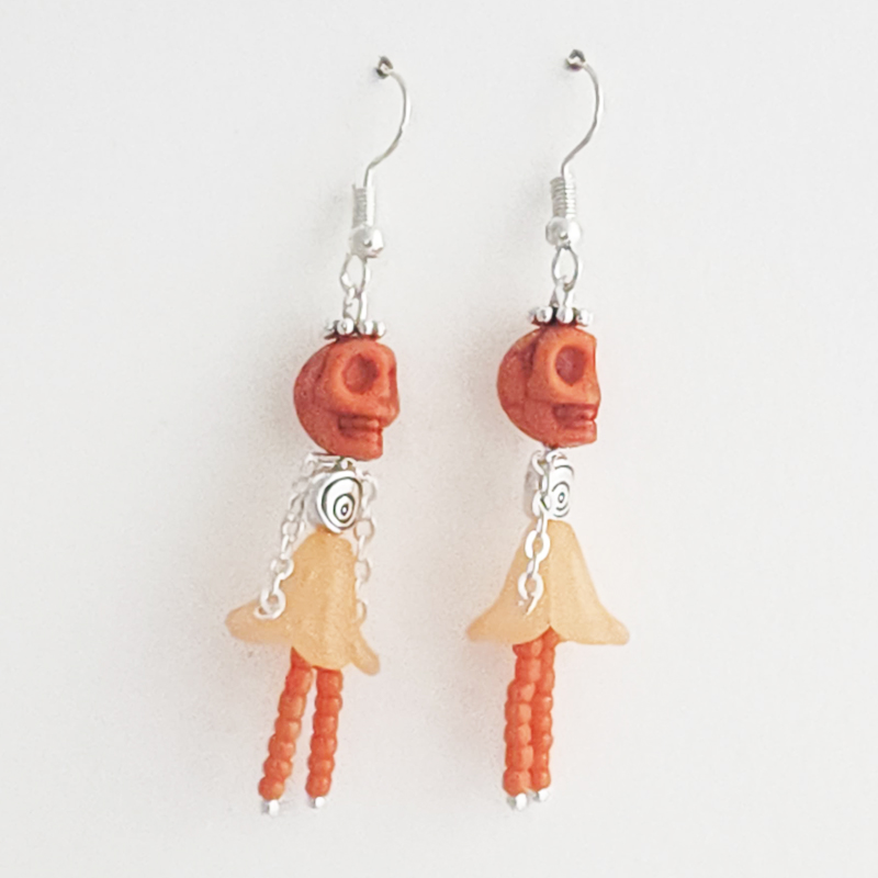 Day Of the Dead Ballerina Earrings - Image 24