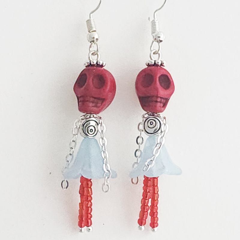 Day Of the Dead Ballerina Earrings - Image 20