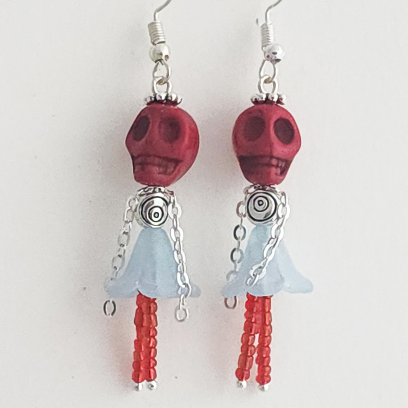 Day Of the Dead Ballerina Earrings - Image 19