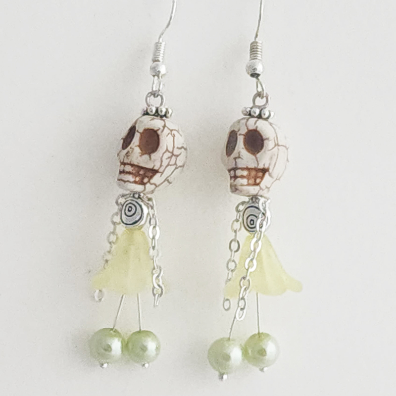 Day Of the Dead Ballerina Earrings - Image 18