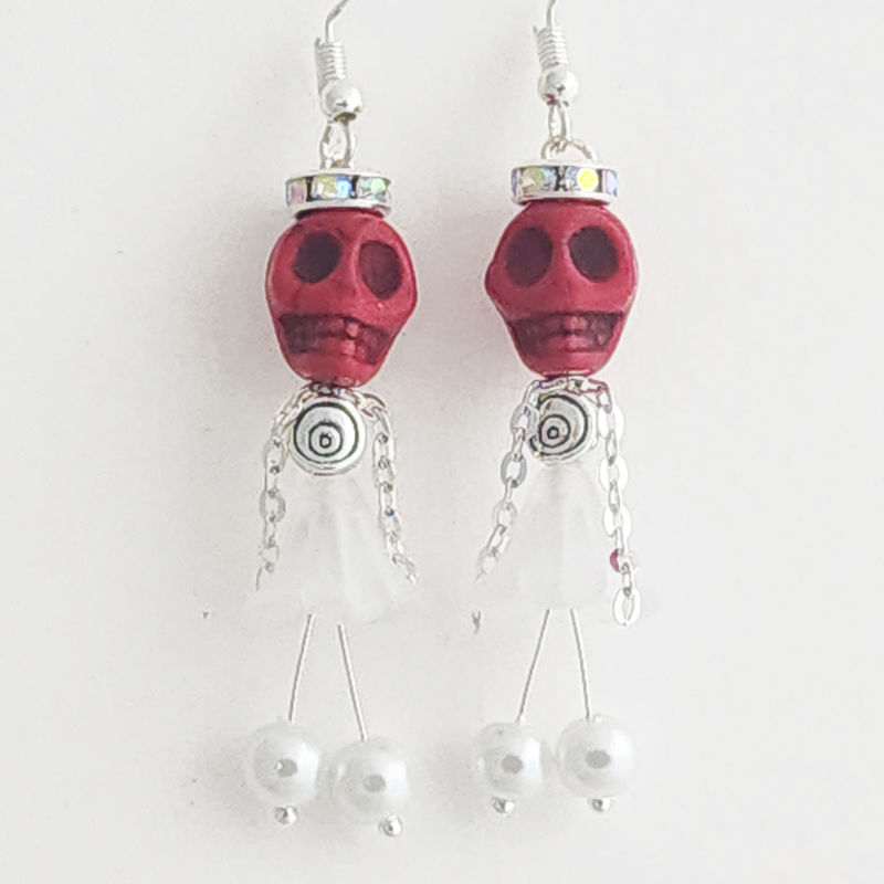 Day Of the Dead Ballerina Earrings - Image 29