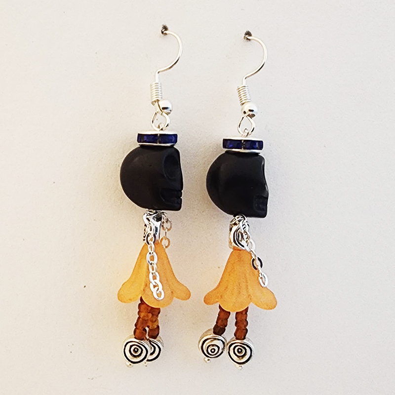 Day Of the Dead Ballerina Earrings - Image 10