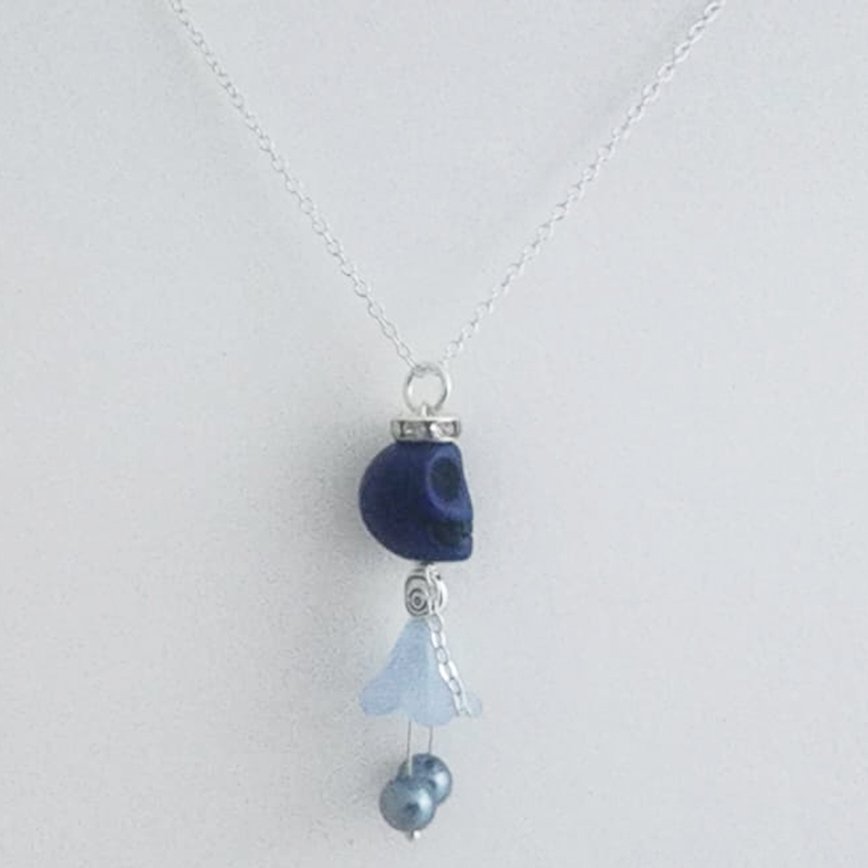 Day of the Dead Ballerina Pendants with 18 Inch Silver Chain - Image 38